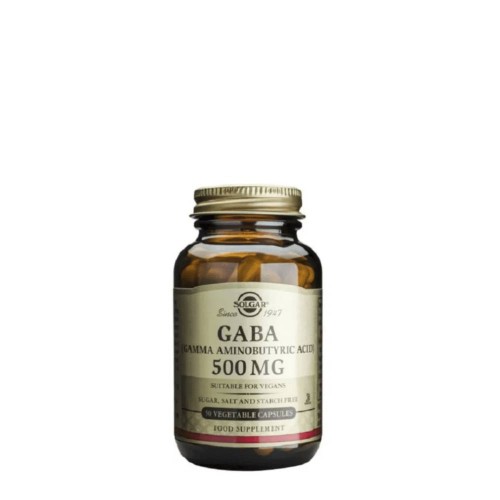 Solgar GABA 500mg 50 cápsulas