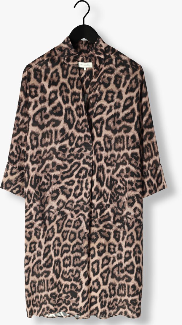 bruine dea kudibal midi jurk kamilles