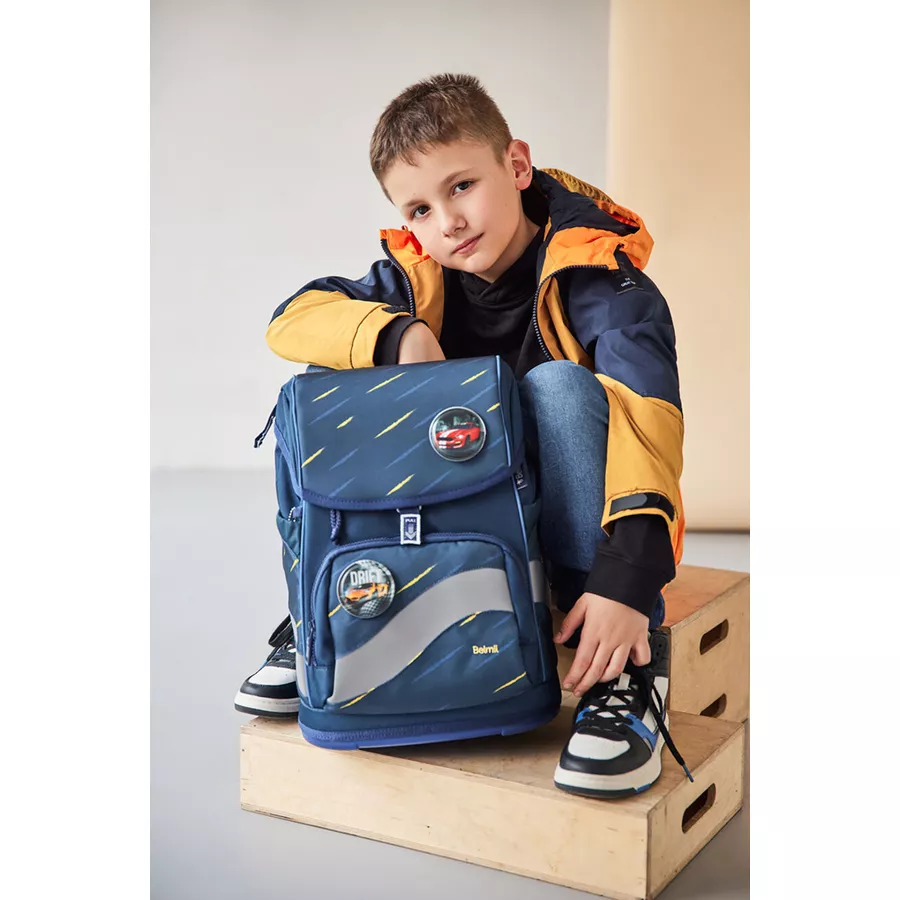 Belmil Schulranzen Premium Smarty Plus Set 5-teilig Orion Blue