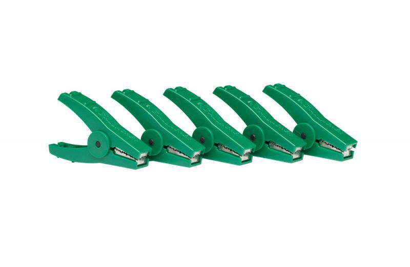 Gallagher Krokodillenklem - Krokodillenklem - 11.5 cm - 5 Stuks - Groen - 18 cm