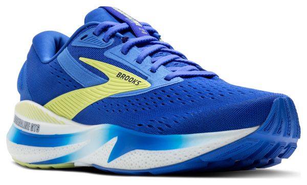 Chaussures Running Brooks Adrenaline GTS 24 Large 2E Bleu/Jaune Homme
