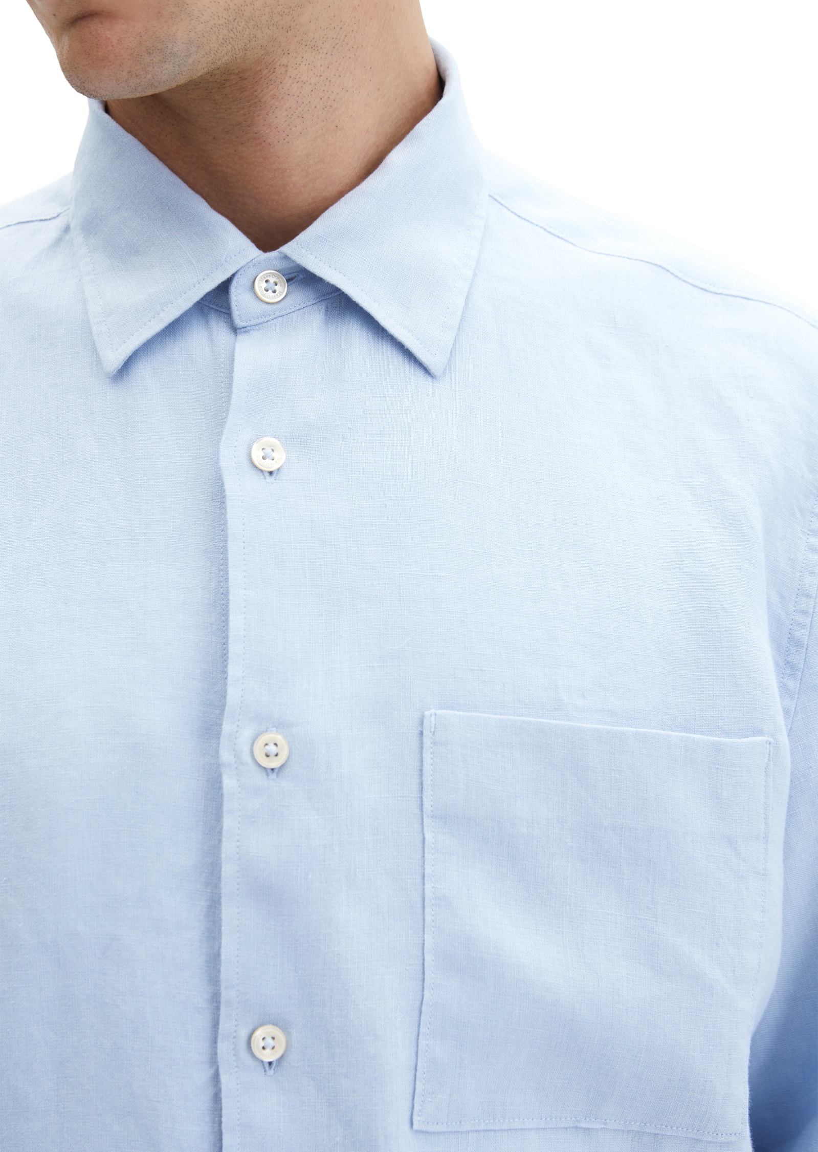 Marc O'Polo Leinenhemd im klassisch cleanen Look