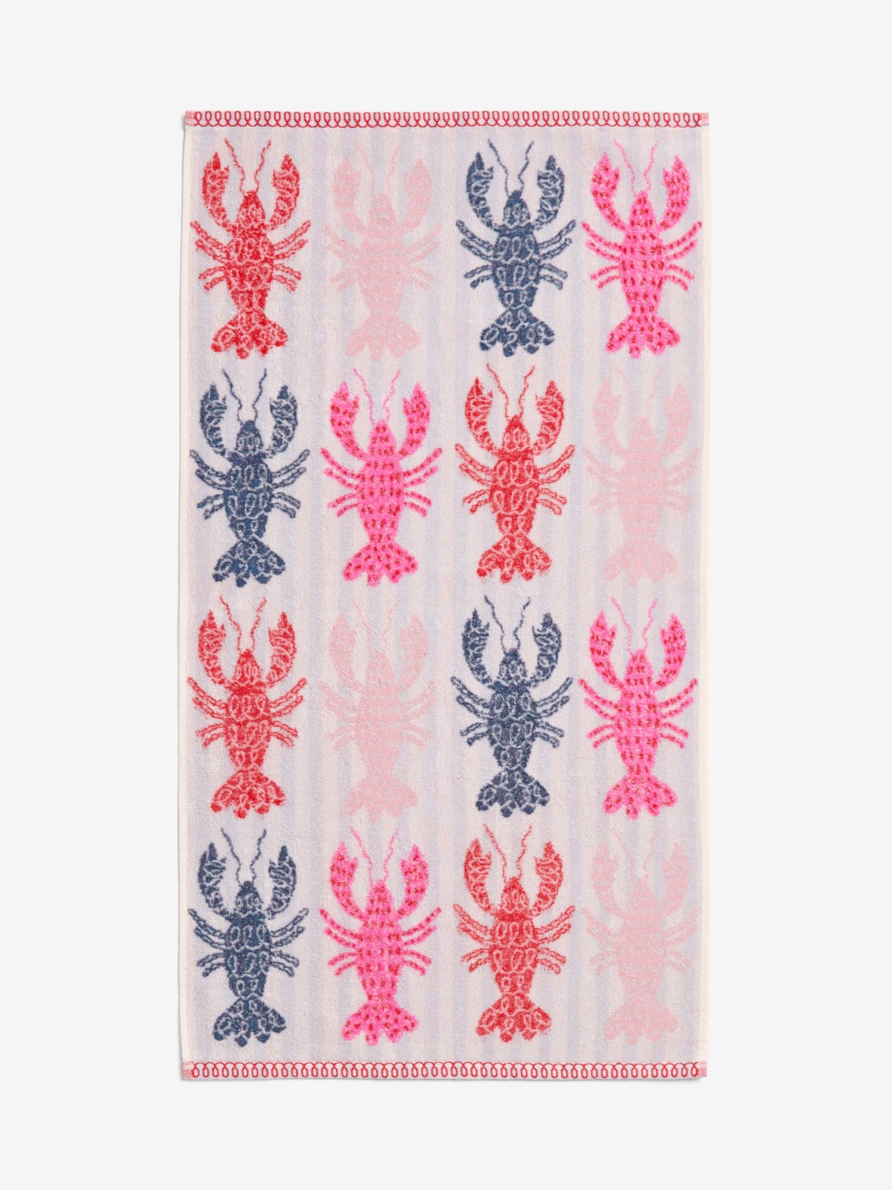 Lobster Print 100% Cotton Towel