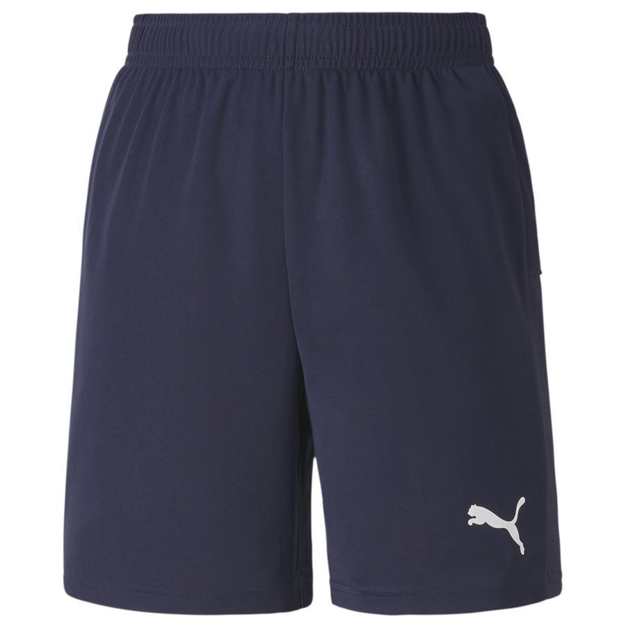 PUMA Short de Foot teamGOAL 23 - Bleu Marine Enfant