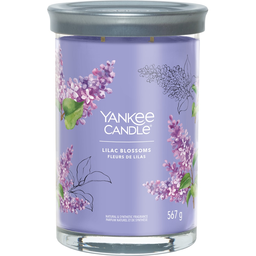 Bougie gobelet - Fleurs de lilas - Grand modèle - 567 g