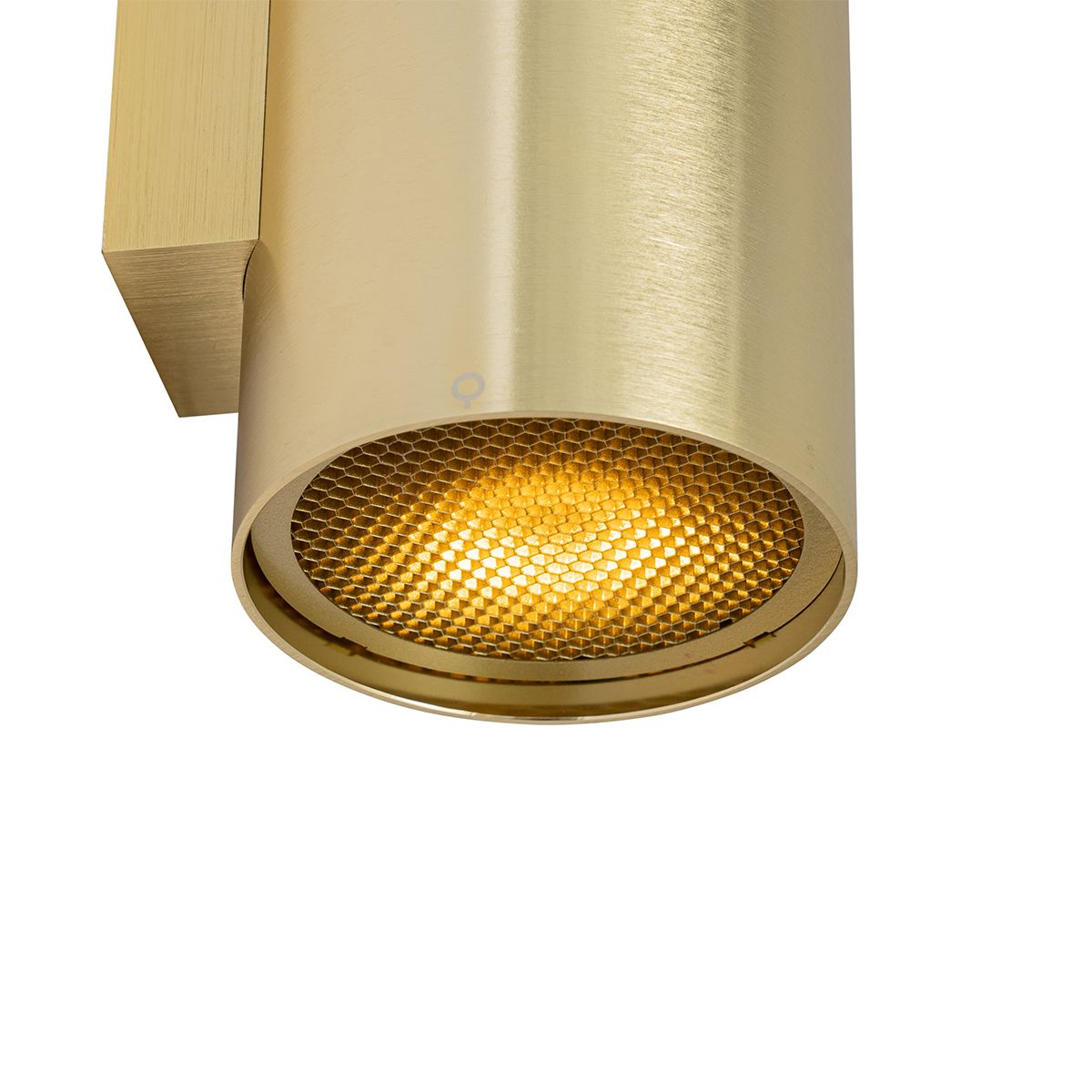 Design wandlamp goud rond 2-lichts - Sab Honey