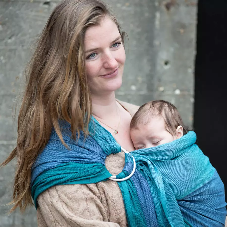 Hoppediz Babytragetuch Ring-Sling Bilbao