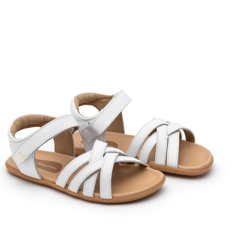 Tip Toey Joey Tip Toey Joey Kidos Criss Cross White
