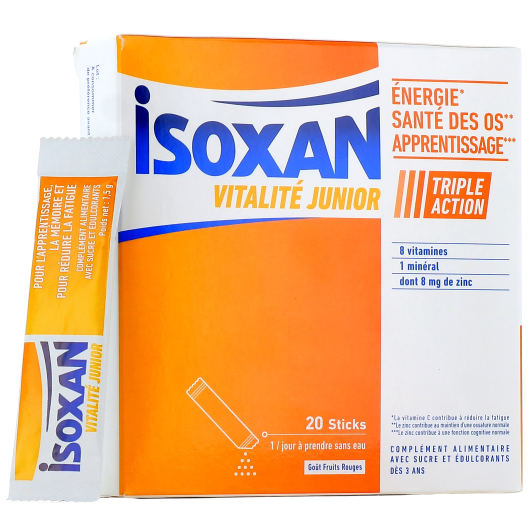 Isoxan Vitalité Junior dès 3 ans - Vitamines et zinc