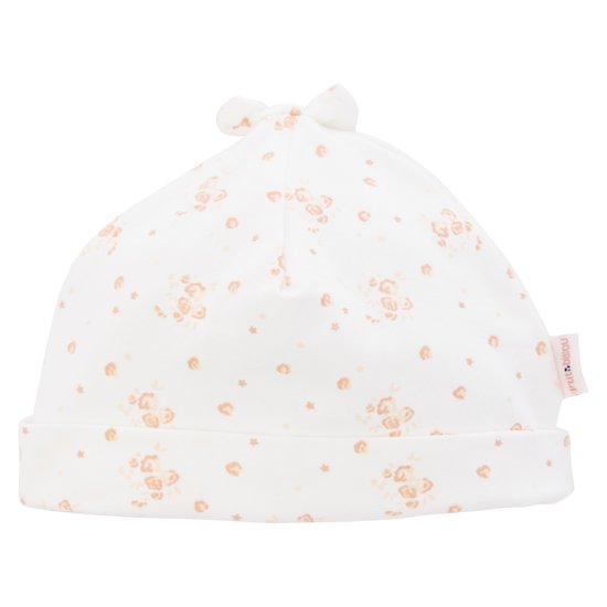 Petit Cocon Bonnet   Imprimé Roses        de               P'tit bisou