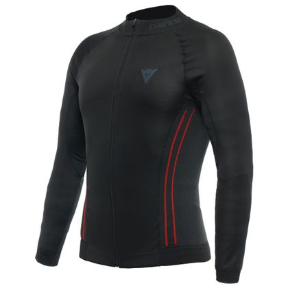 Maillot Technique Dainese NO WIND THERMO LS - Noir / Rouge