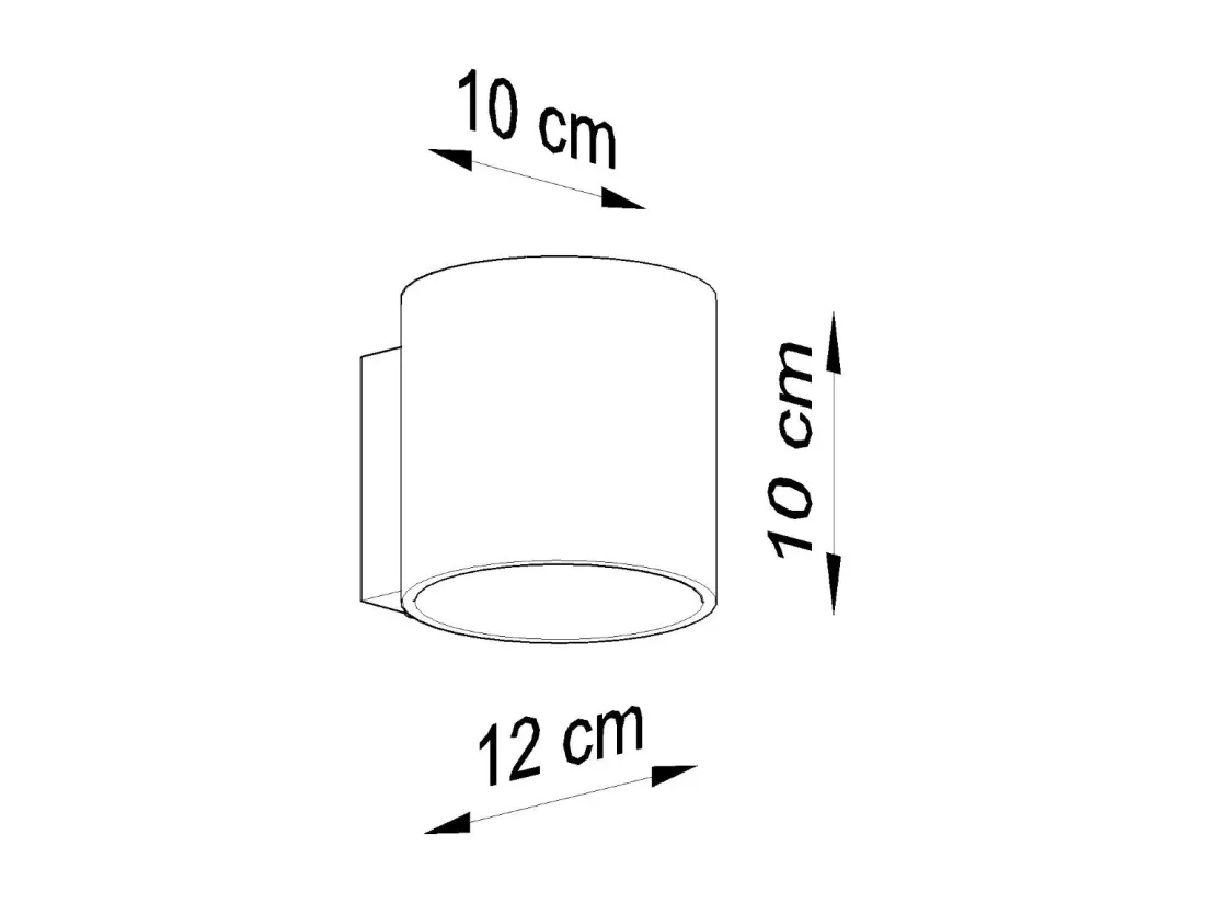 Sollux 1 Applique Murale Light Up Down Blanc, G9