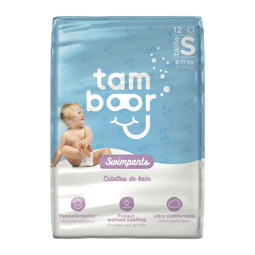 Culotte de bain x12 taille S - Ecru