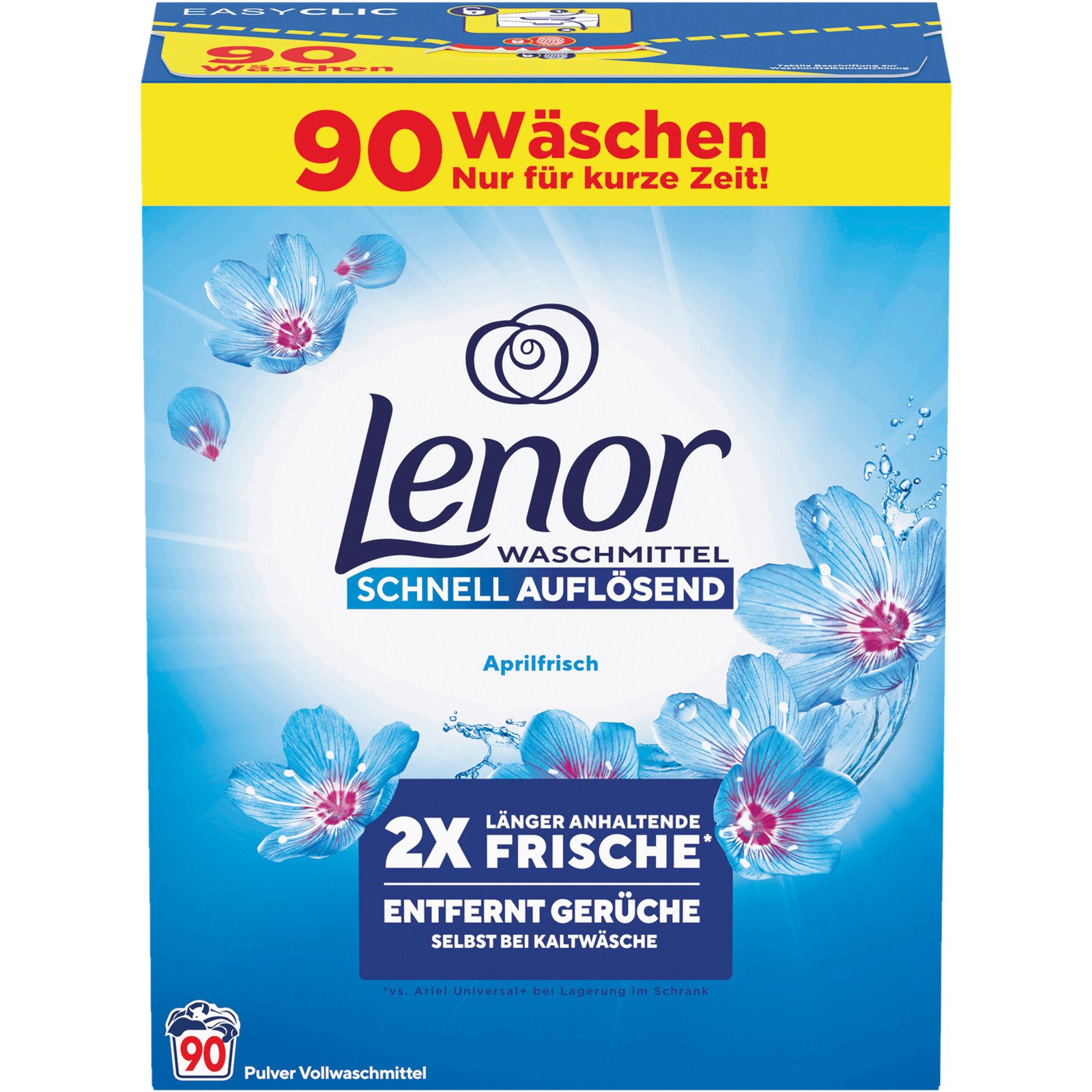 Lenor Pulverwaschmittel Aprilfrisch 90 Waschgänge