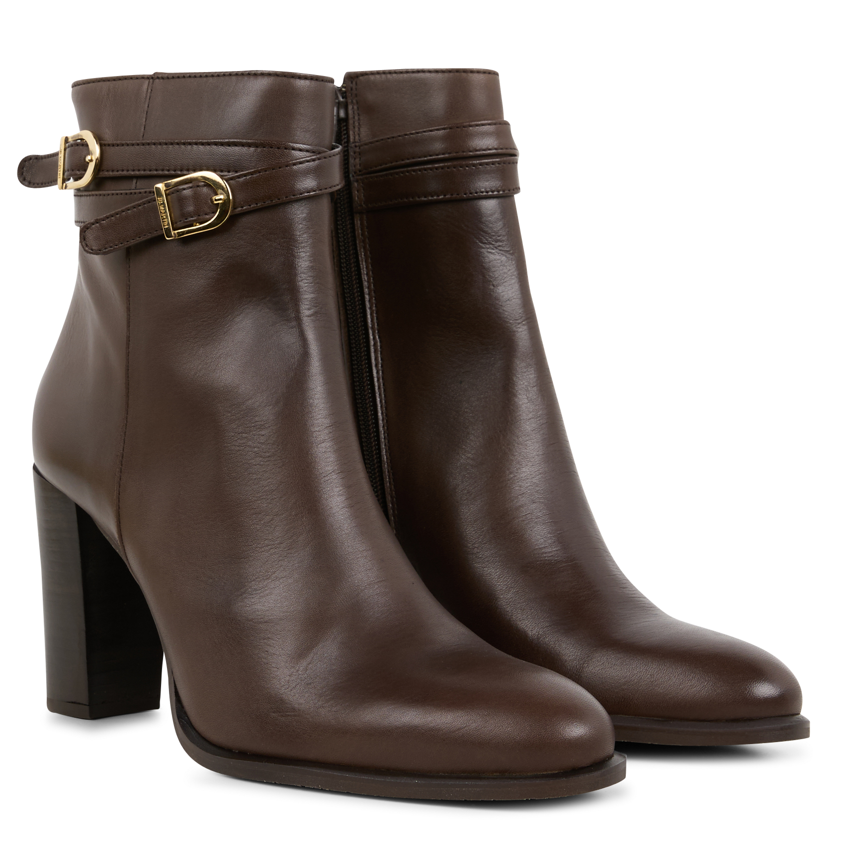 ACTIVE - Bottines en cuir | Marron