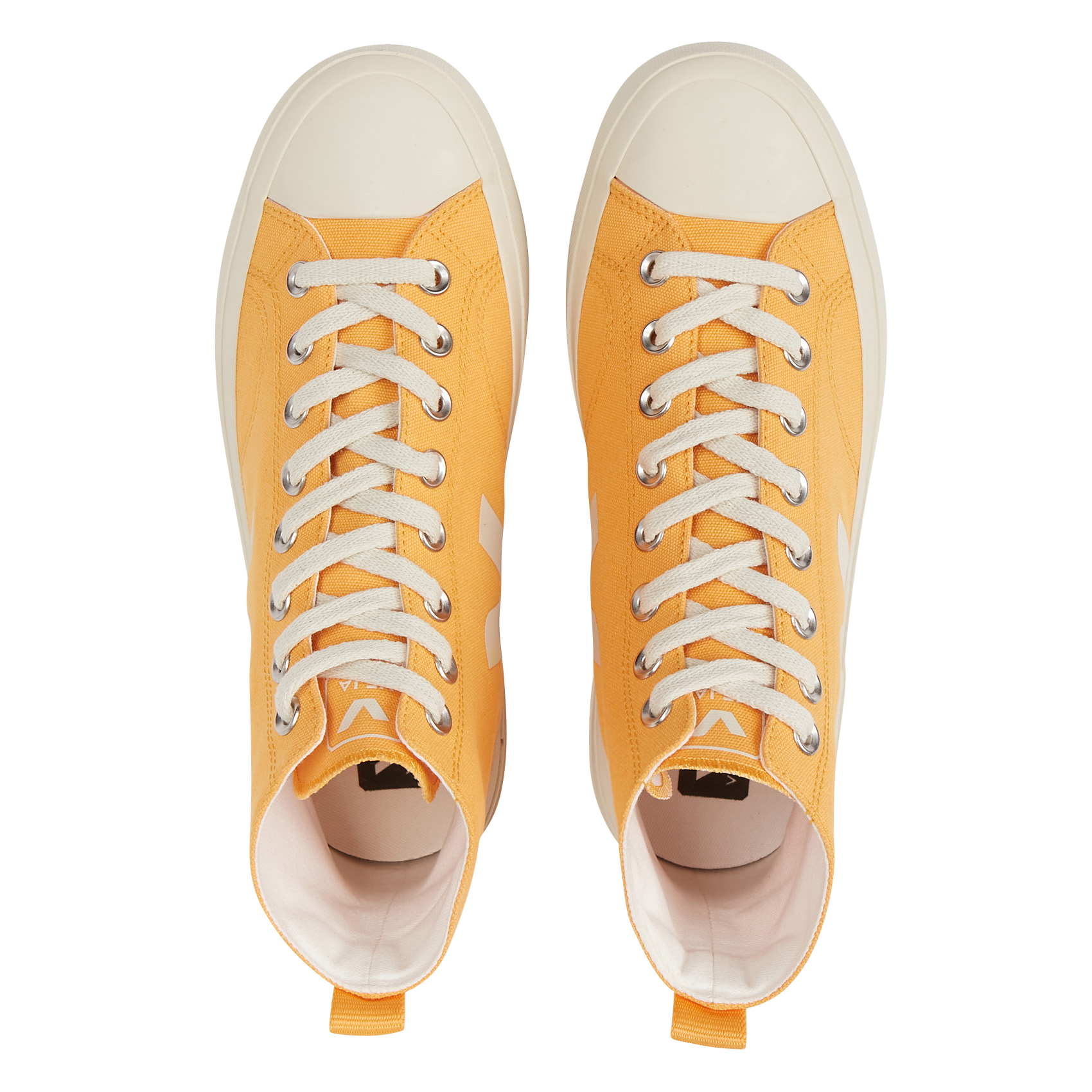 WATA II CANVAS - Baskets montantes en coton | Jaune