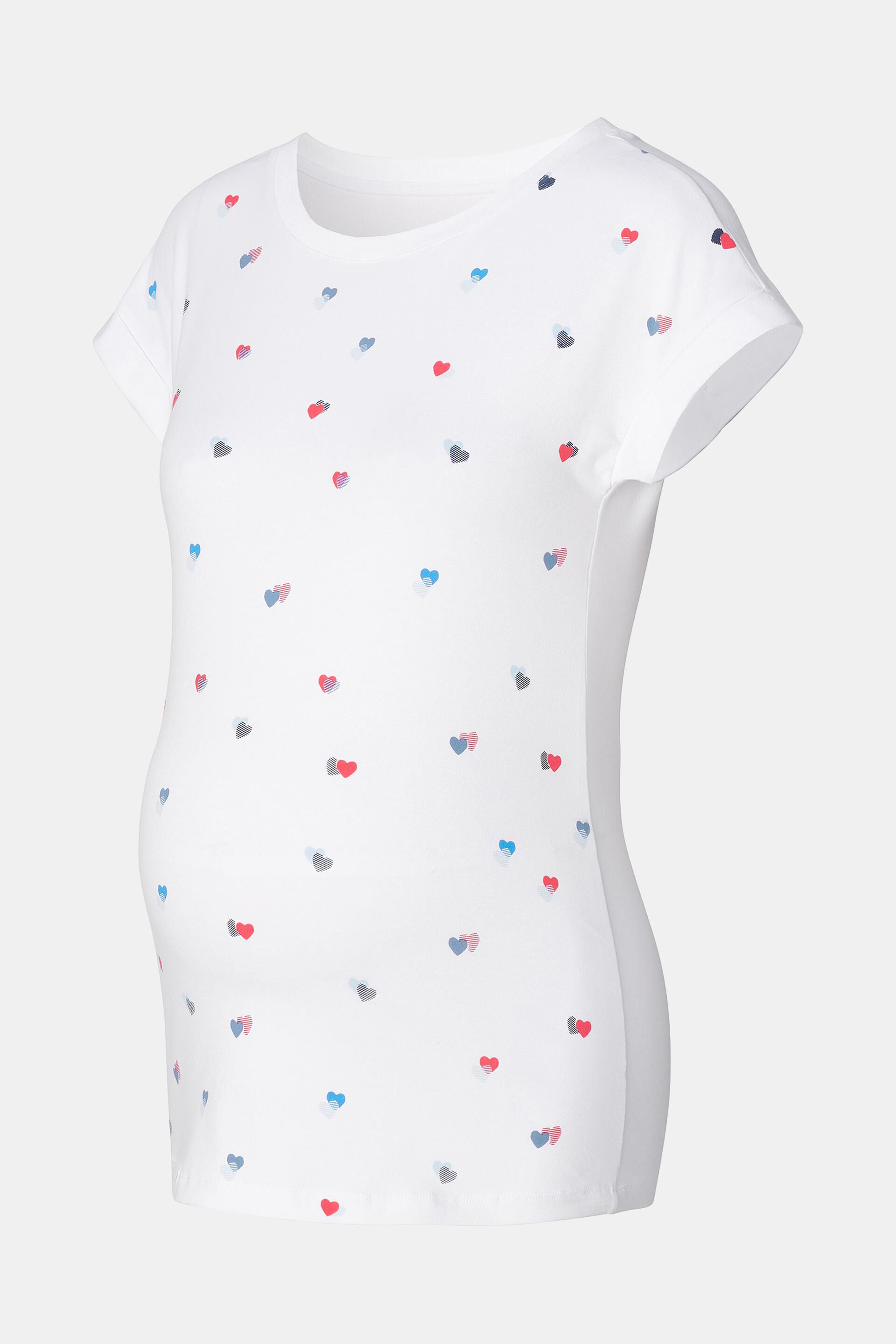 T-shirt à imprimé cœurs