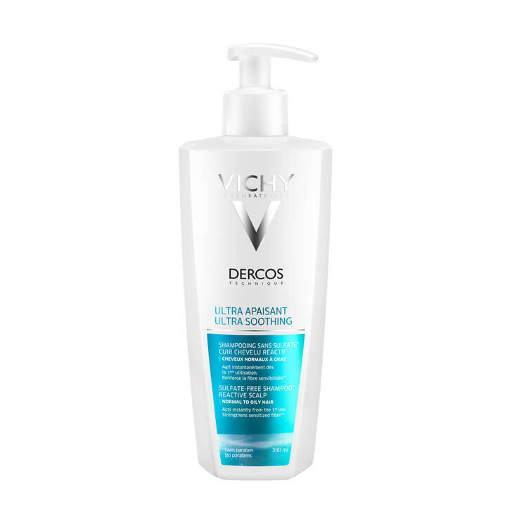 Vichy Dercos ultra-sensitiv Shampoo fett.Kopfhaut, 390 ml
