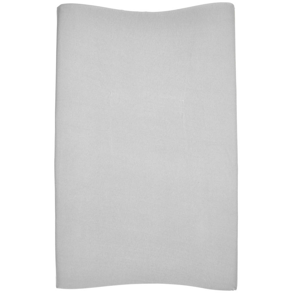 aankleedkussenhoes Basic jersey - set van 2 lichtgrijs