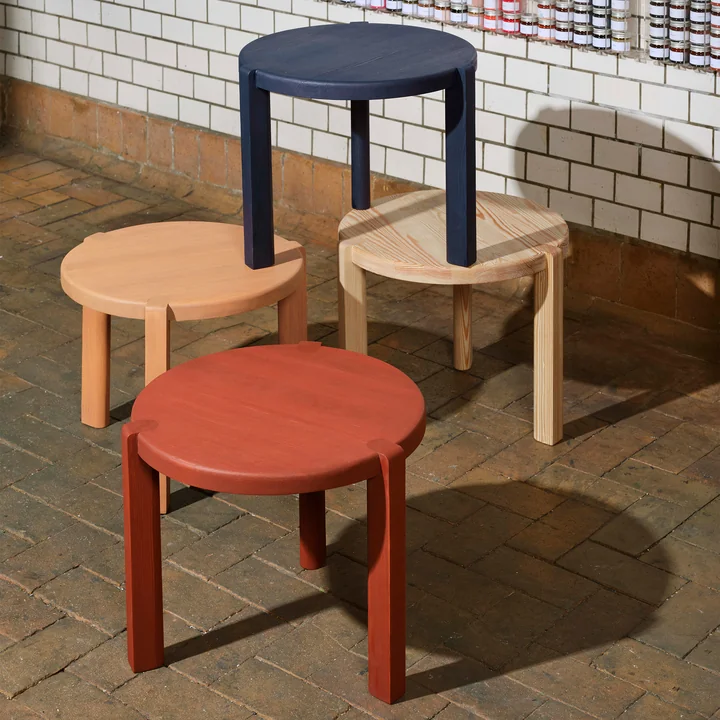 FDB Møbler - D108 Ragnesminde Couchtisch, Ø 48 cm, natur