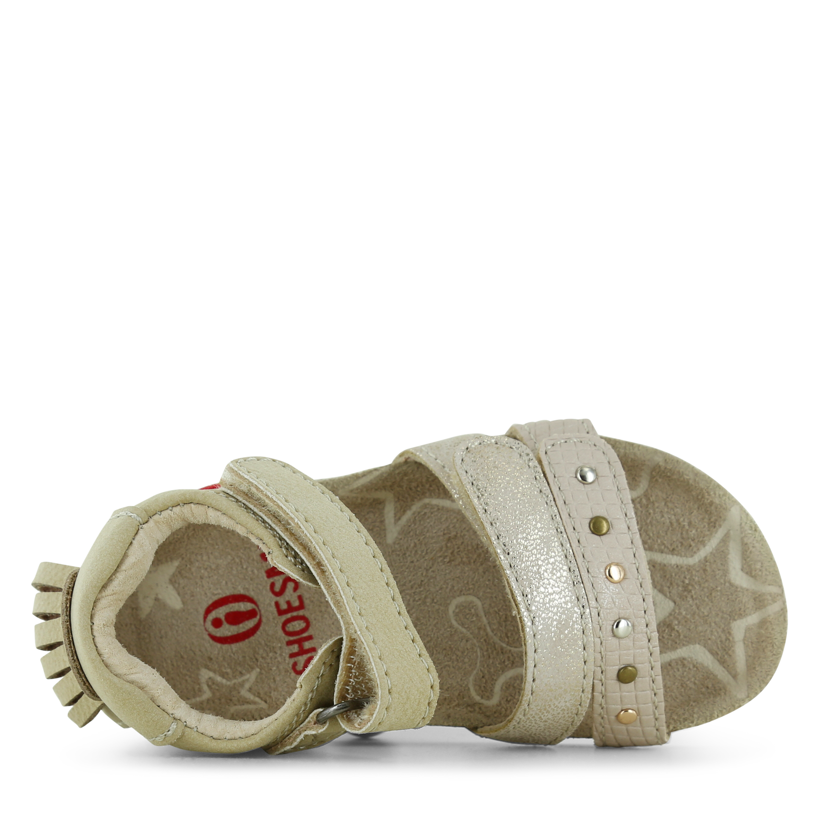 Shoesme taupe sandaal met hartje Microleer | Meisjes schoenen