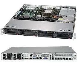 Supermicro SC813M FTQC-R407CB - Rack-monterbar 1U - ATX - SATA/SAS - hot-swap 400 Watt - sort