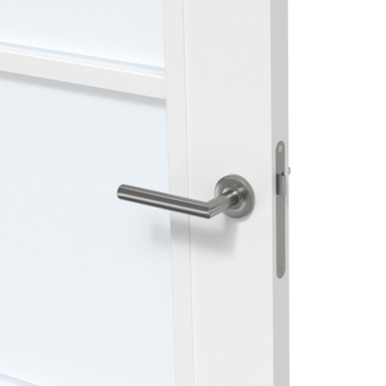 Arne & Bodil binnendeur ABB103 satijnglas - wit afgelakt - glaslat wit