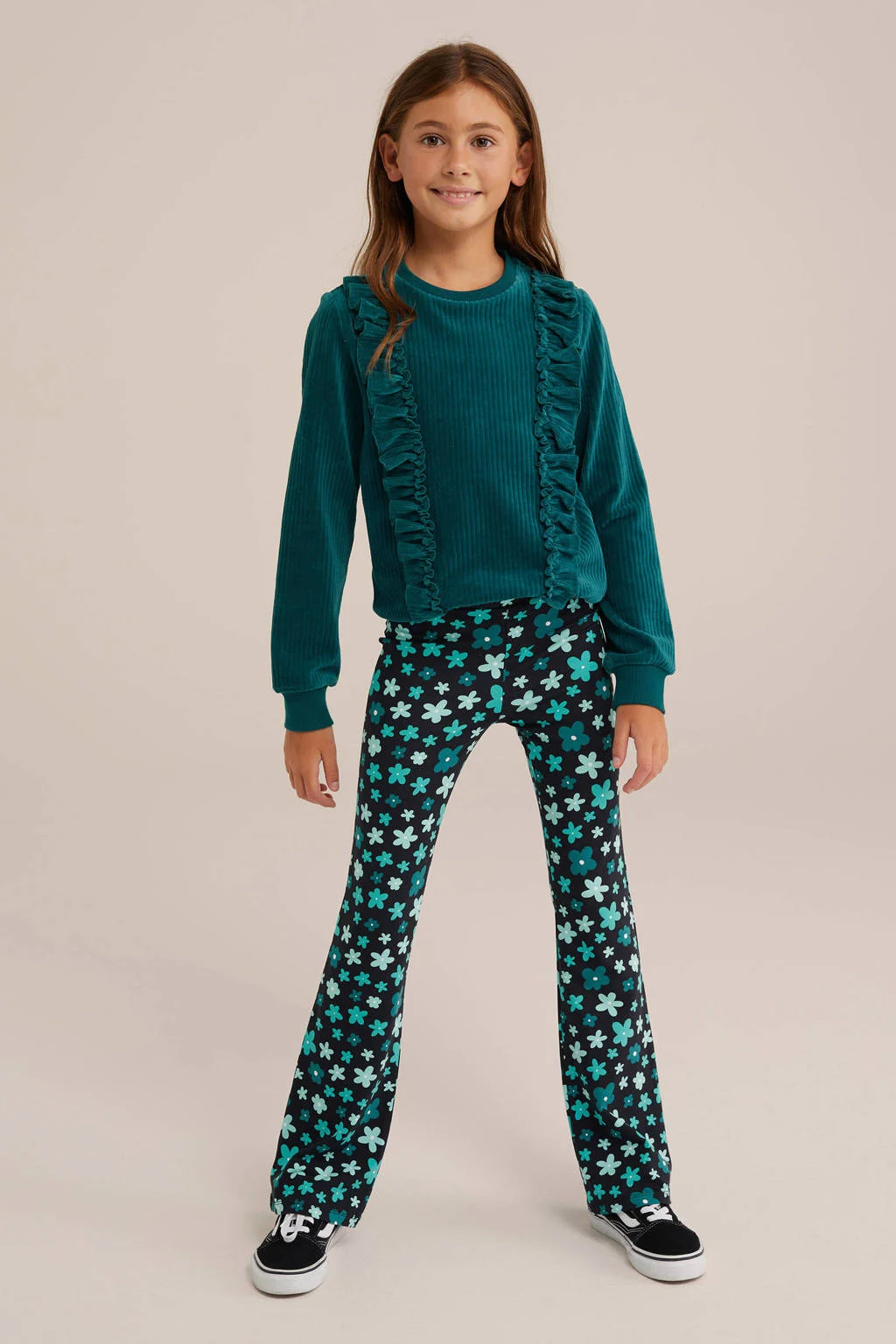 WE Fashion broek met all over print
