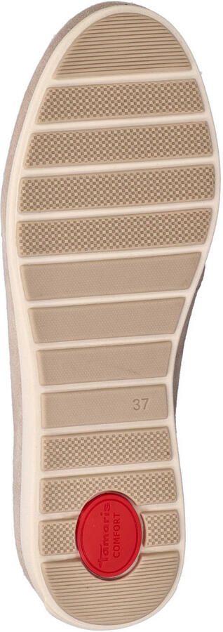 Tamaris suède mocassins beige