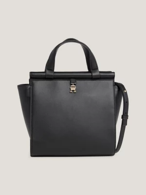 Bolsa pequena reversível com monograma TH
