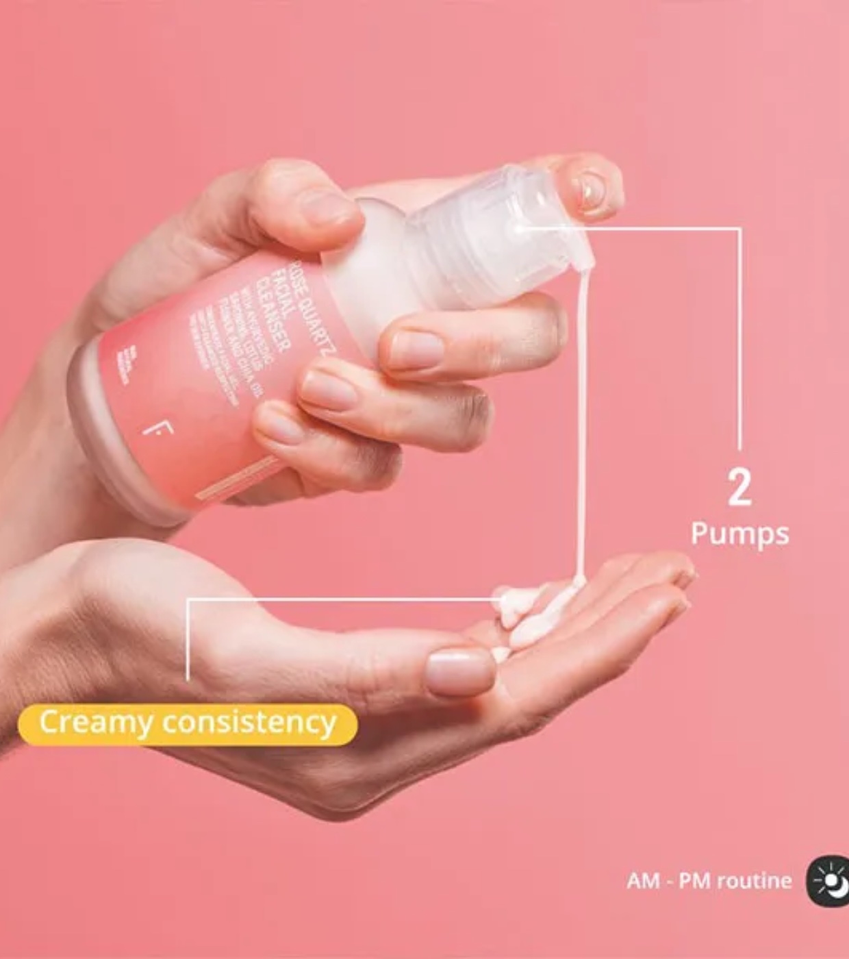 Freshly Cosmetics - Limpador Facial Rose Quartz 100ml