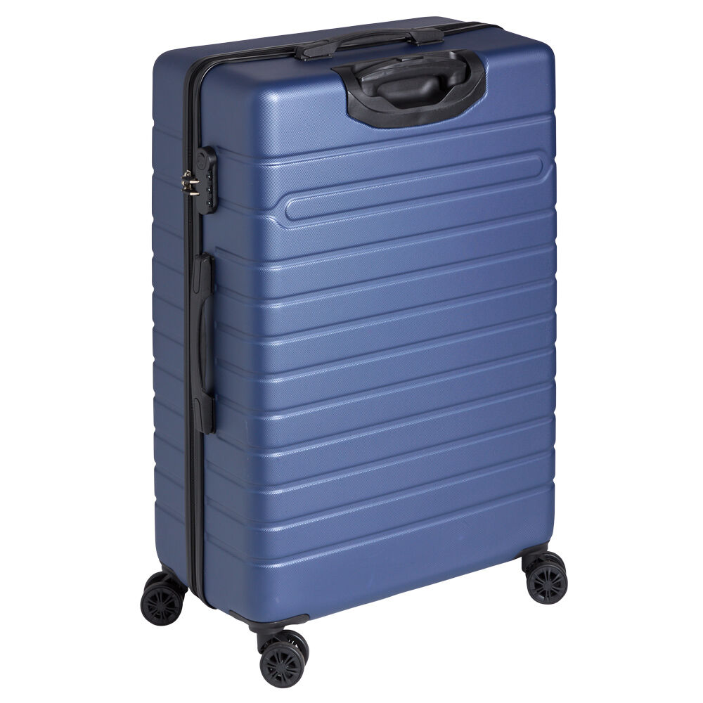 Valise rigide bleue marine L77xl51xH28 cm