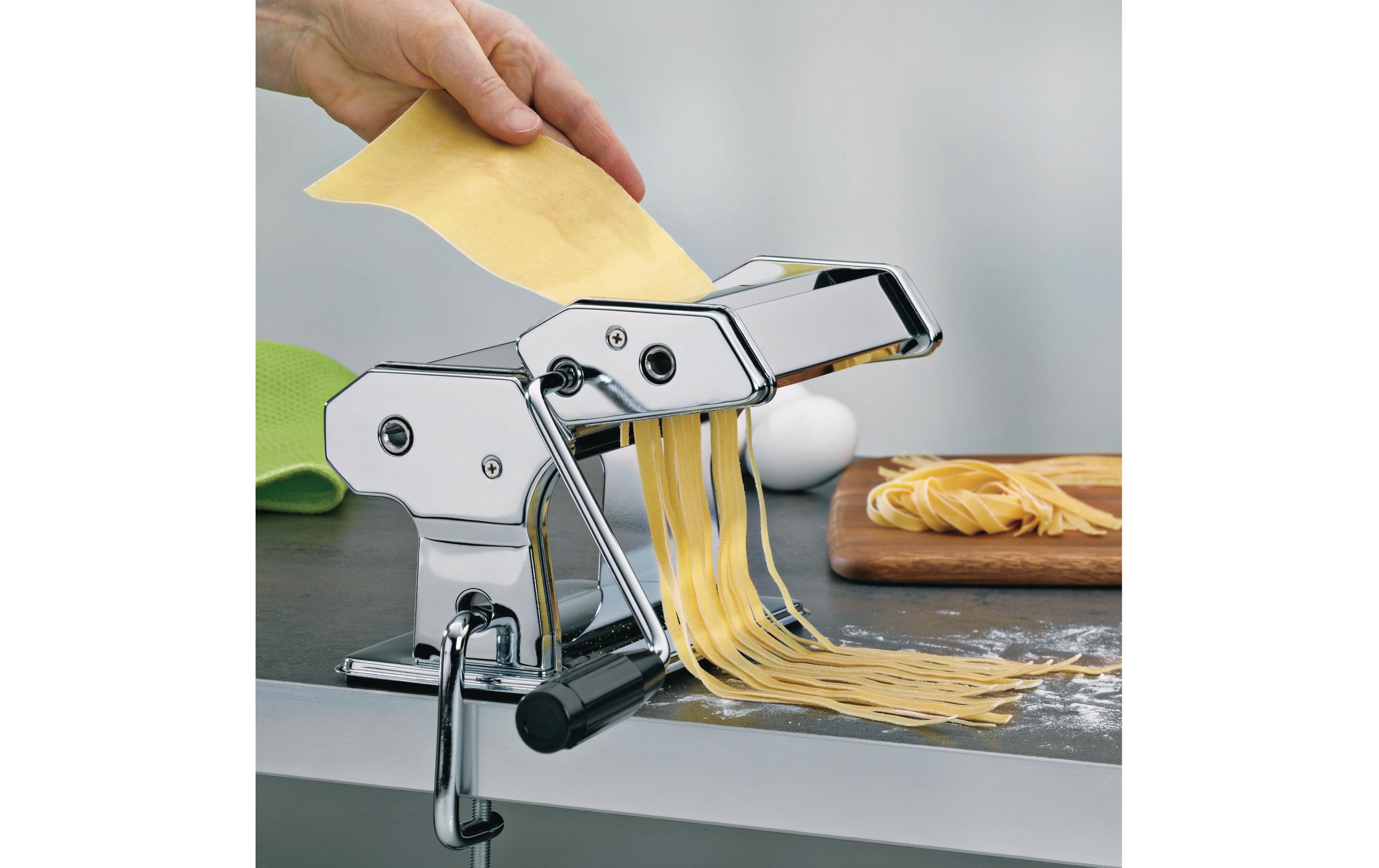 Pastamaschine Antonietta SilberPastamaschine für Linguine/Tagliatelle