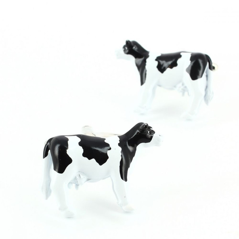 Boutons de manchette, Vache bretonne pie noir