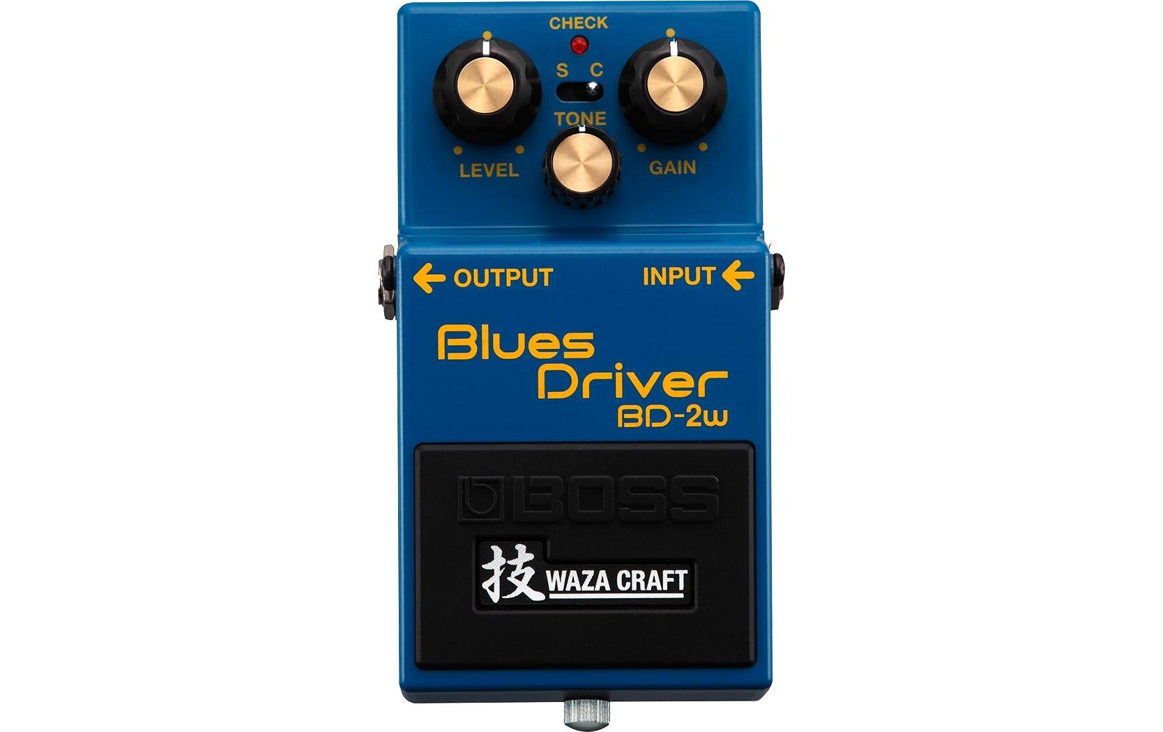 Pedal BD-2W Blues Driver<br>Neuauflage des klassischen BD-2-«Blues Driver»-Pedal, erweitert auf Basis der «Waza»-Handwerkskunst
