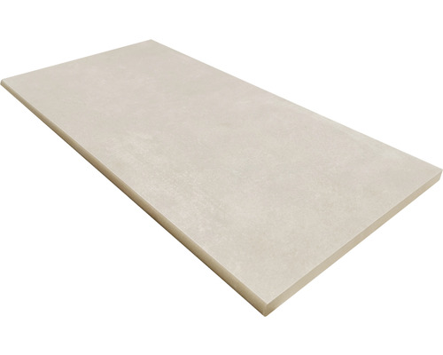 Zwembadrandsteen Nieuw Betongrijs Ronde vorm 30 x 60 cm