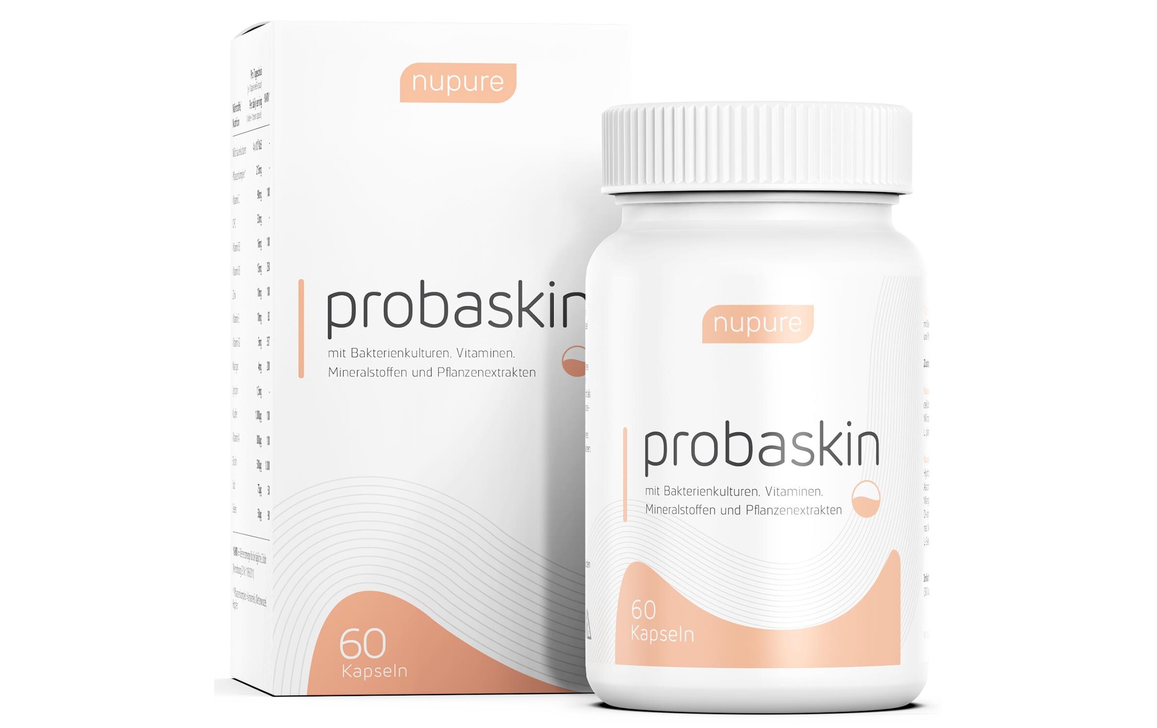 probaskin 60 KapselnProbiotikum bei Akne, Pickeln und unreiner Haut