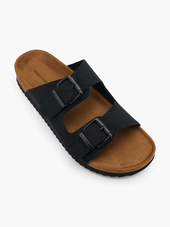 Graceland Pantolette Schwarz