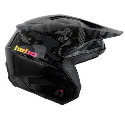 Casque trial Hebo ZONE PRO KAMU 2024 - Noir
