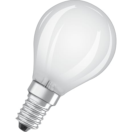 Osram 2 pak LED kronepærer 2,5W - varmt hvidt lys