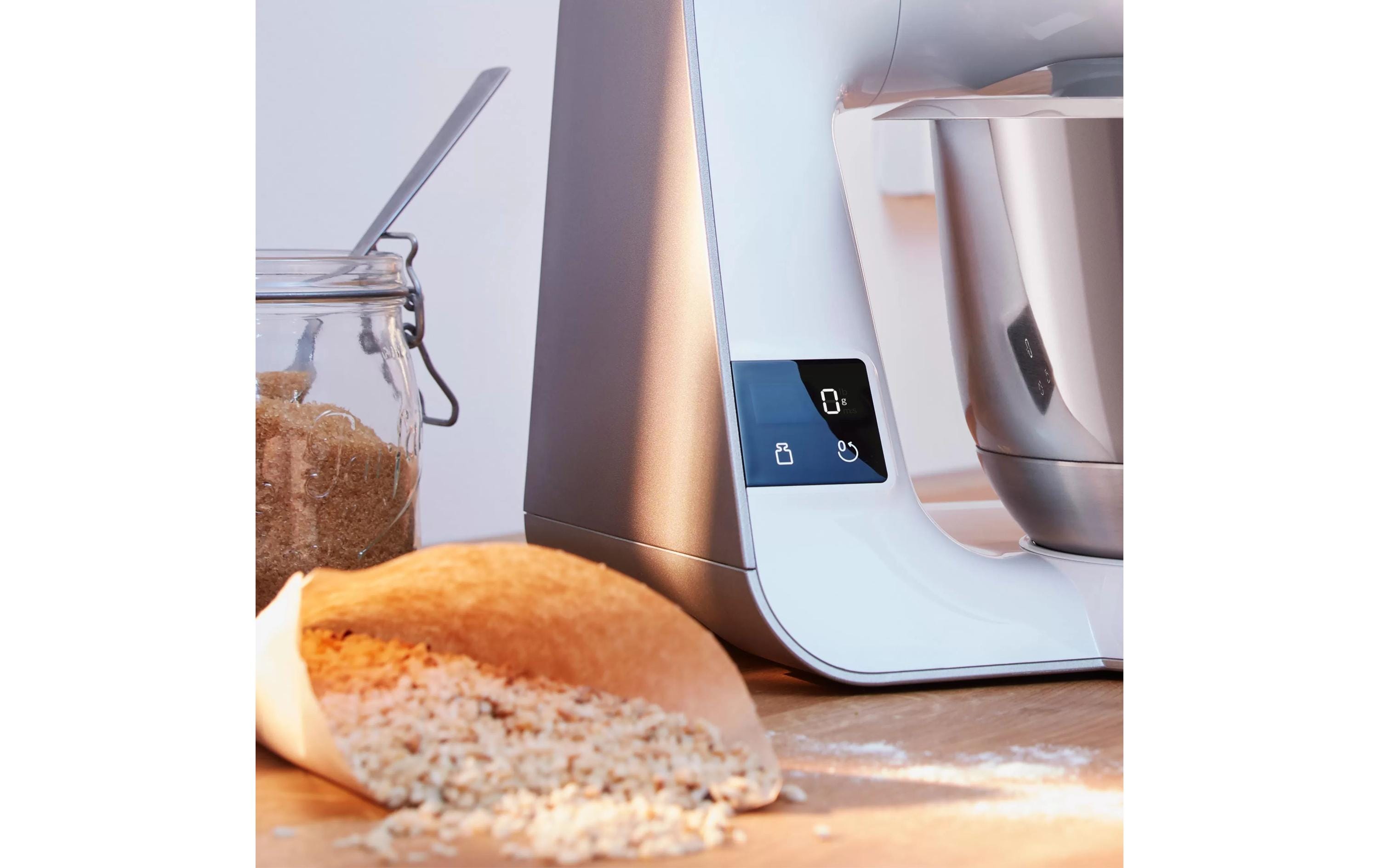 Küchenmaschine MUM5XW20 1000 W, Weiss<br>Vielseitige Küchenmaschine mit integrierter Waage, Timer und umfangreichem Zubehör