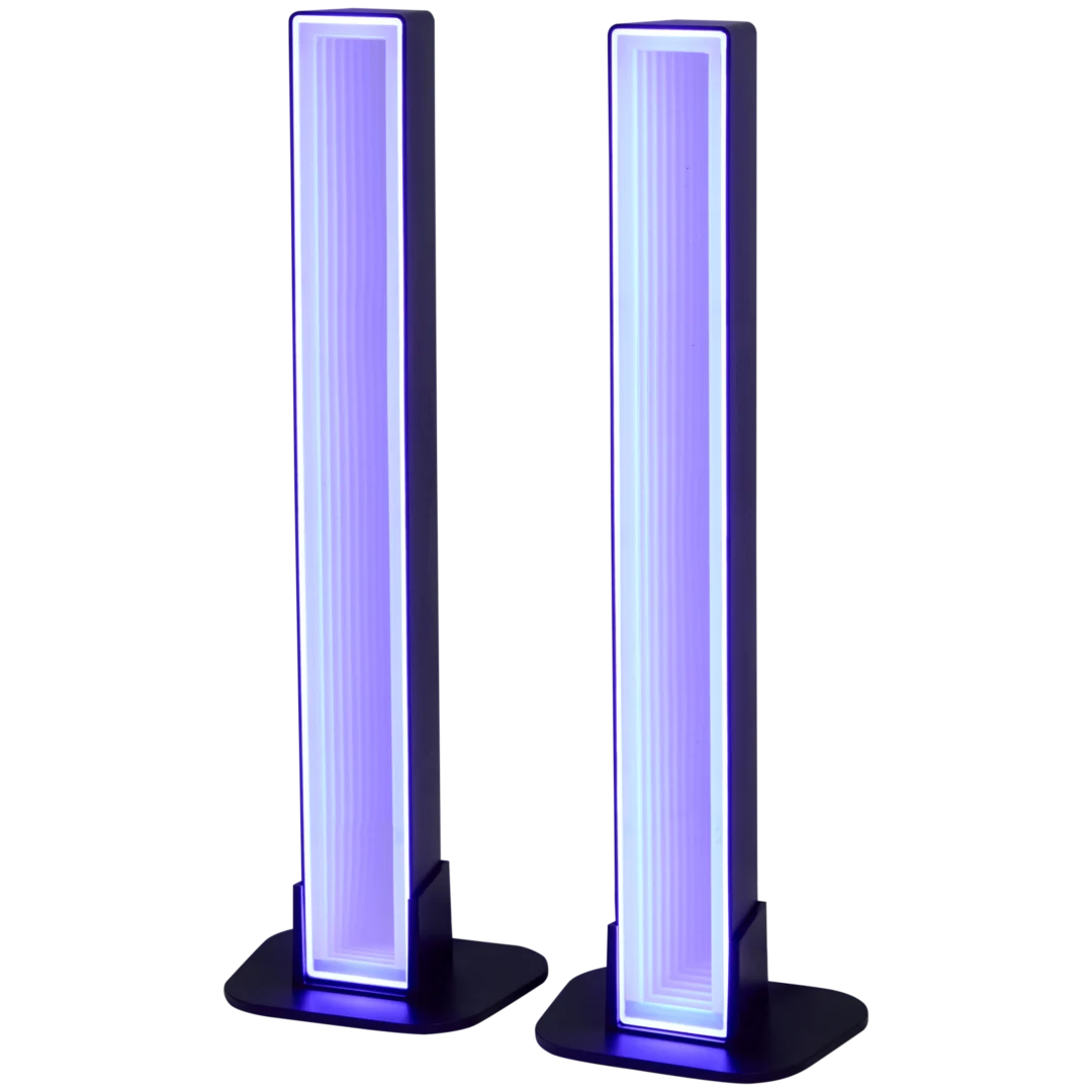 Lichtbalken 2 stuks | 28 x 3,5 cm | diverse kleuren