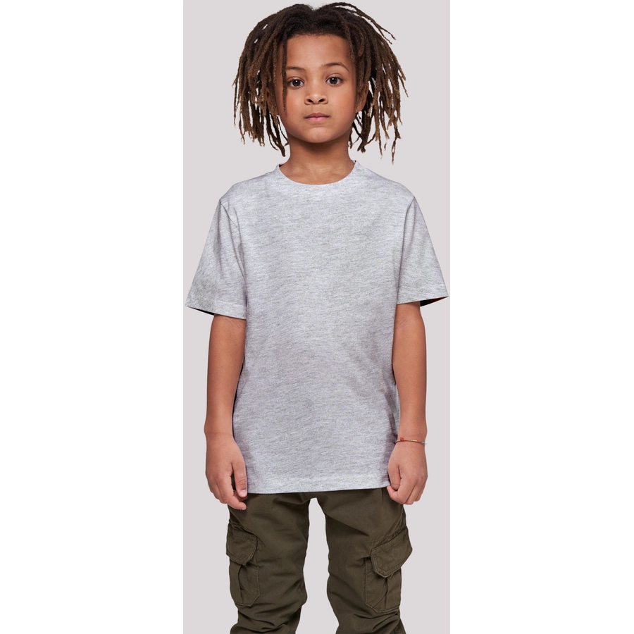 F4NT4STIC T-Shirt Ahoi Anker Knut & Jan Hamburg heather grey