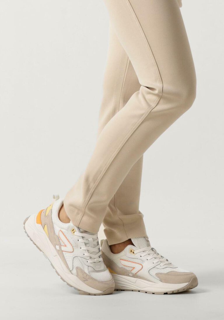 HUB witte hub lage sneakers grid-w