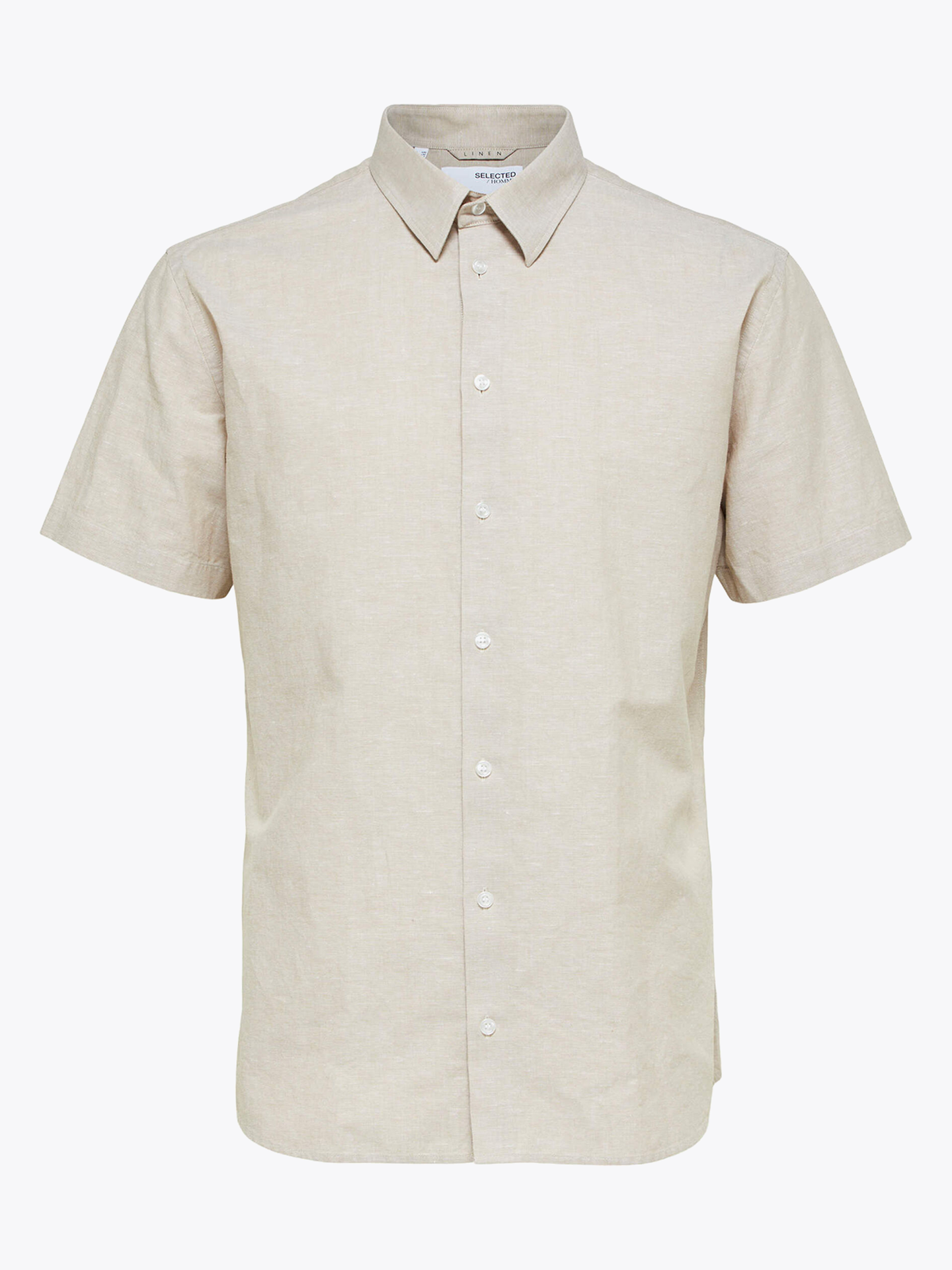 Regular New-Linen Shirt Short Sleeve Classic