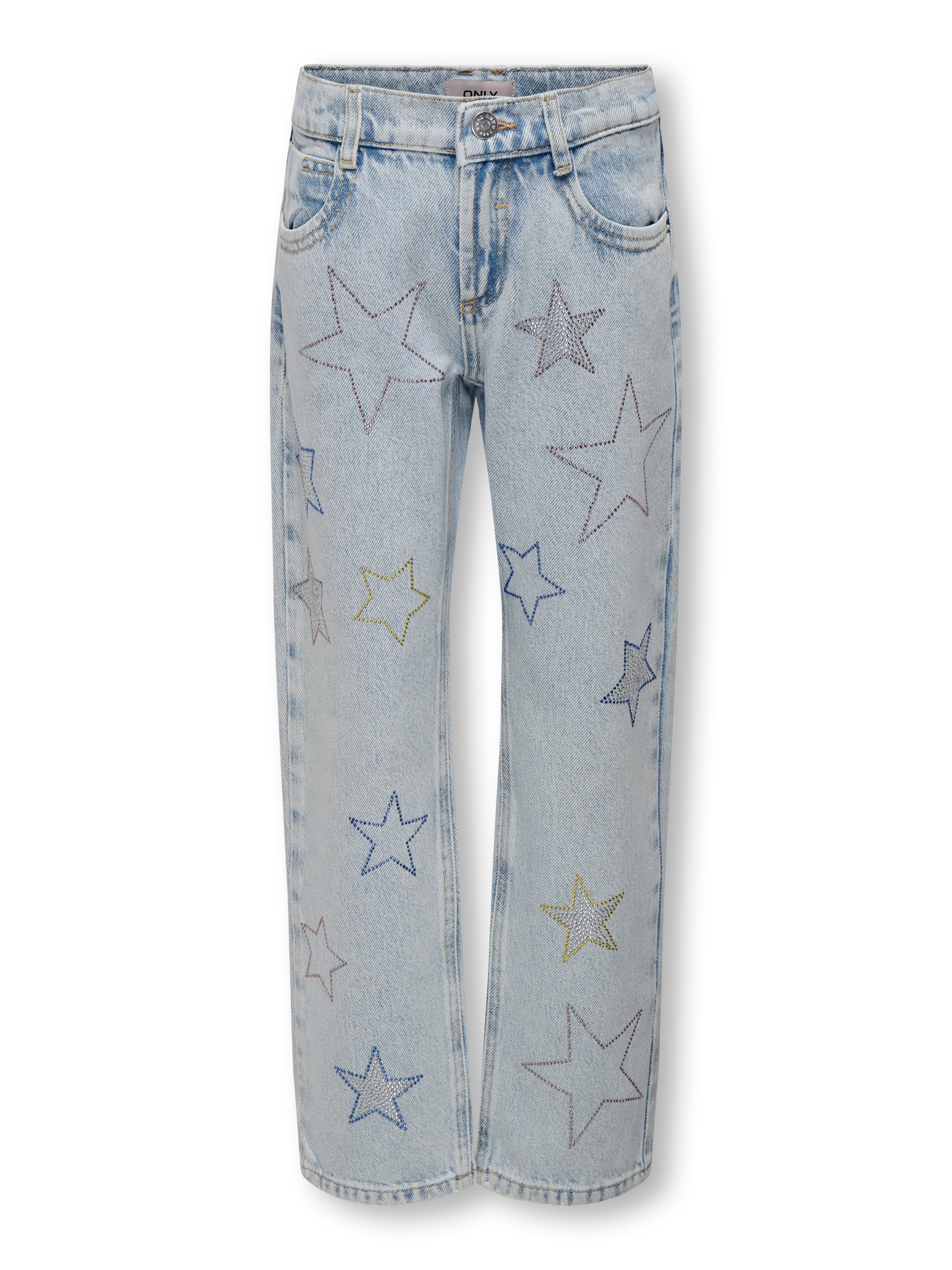 KOGCARLY Gerade geschnitten Jeans Light Blue Denim