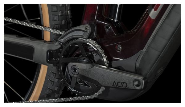 VTT Électrique Tout-Suspendu Cube Stereo Hybrid 140 HPC Race 750 Shimano Deore XT 12V 750 Wh 27.5'' Rouge Liquid 2024