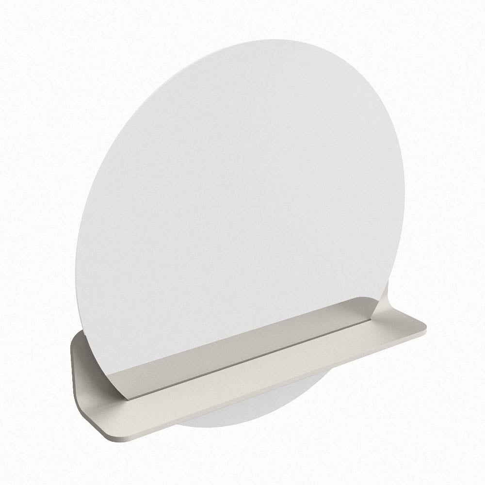 Mondiaz Spot spiegel rond Ø60cm met planchet linen