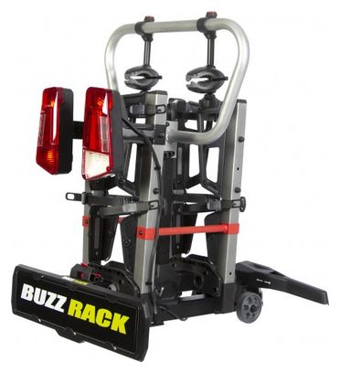 Porte-Vélos sur Boule D'Attelage Buzz Rack E-scorpion XL- 13 Broches - 2 Vélos (E-Bikes Compatible) Noir