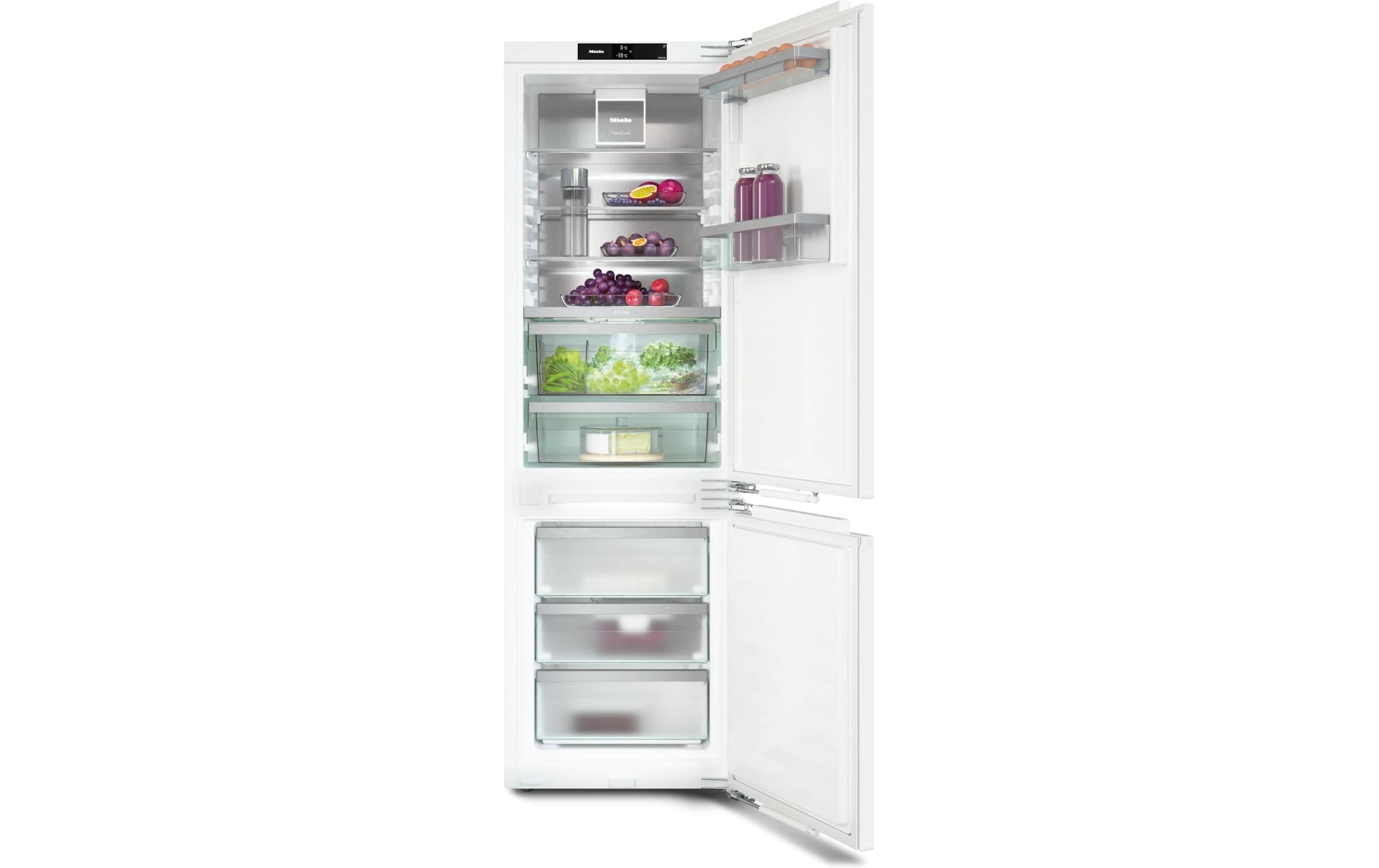 Einbau-Kühl-Gefrierkombination KFN 7774 C Rechts/Wechselbar<br>Kombigerät mit Kühlschrank und Gefrierschrank